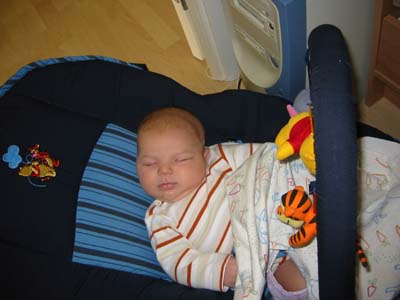 Mmmm, s&aring; sk&ouml;nt att sova. Jag lovar det &auml;r bekv&auml;mt! 