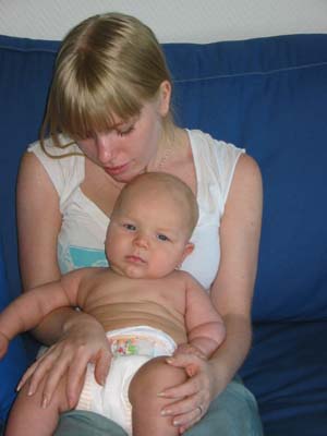 Min andra fasters tur att mysa lite... 