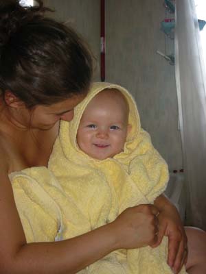 ...n&auml;r jag &auml;r nybadad och ren. 