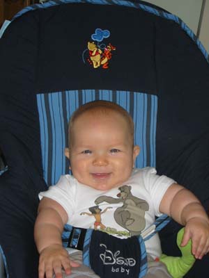 Jag busar i babysittern. 