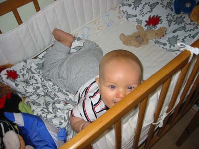 ...h&auml;r ligger jag i s&auml;ngen och bara busar... 