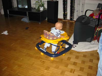 ...och den trasiga TV:n...