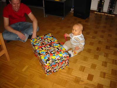 Moster och Robban kom och h&auml;lsade p&aring;... 