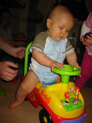 Jag &aring;ker p&aring; bilen jag fick av moster och Robban... 