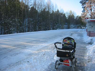 ...p&aring; promenad i det fina vinter v&auml;dret. 