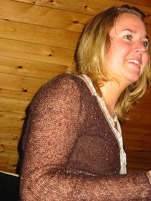 Jeanette, min gudmor och faster. 