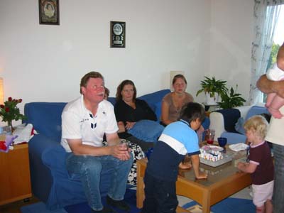 Sigge, Sollan, mormor, Jannica, Lucas, Elin och jag 