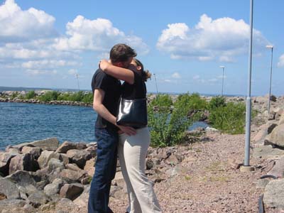 Njuter av solen & varandra. 