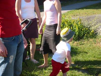 Vad fotade mamma och pappa h&auml;r? En rymmande Elin kanske? 