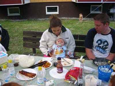 Mamma, jag och Patric 