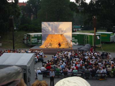 Scenen de spelade teatern p&aring;... 
